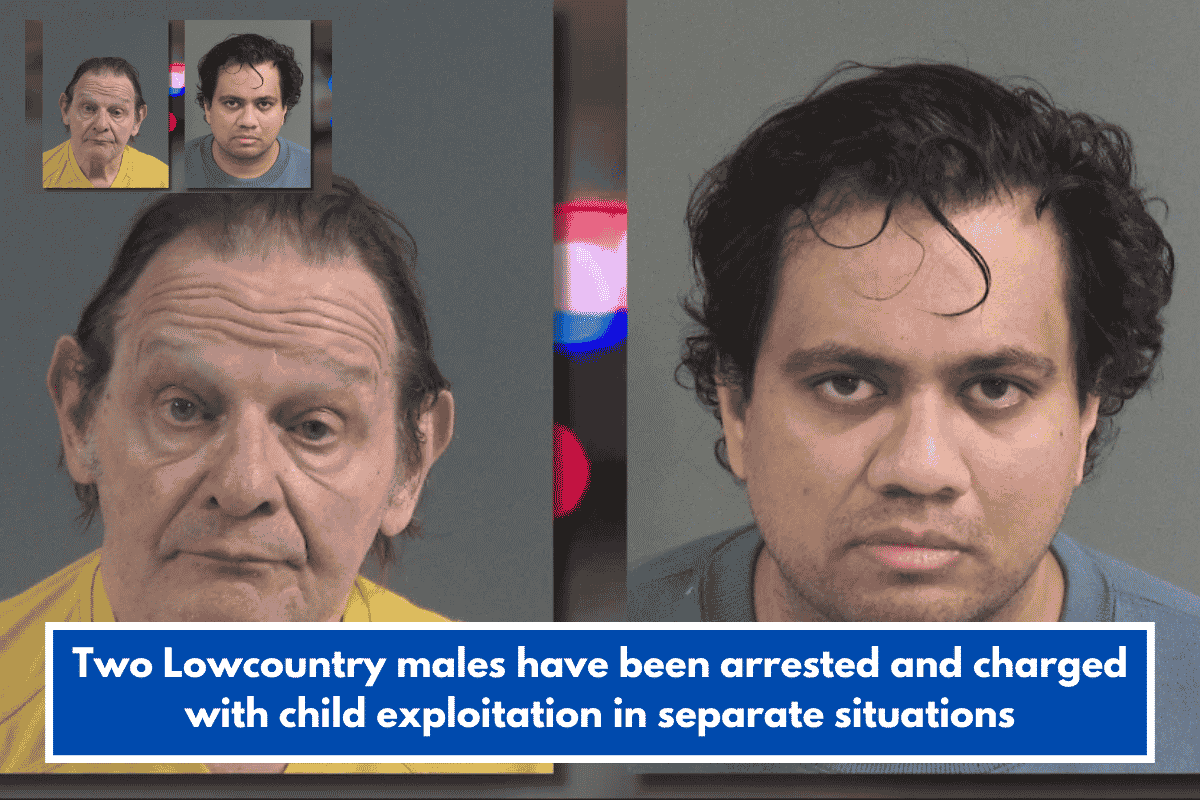 Two Lowcountry males have been arrested and charged with child exploitation in separate situations