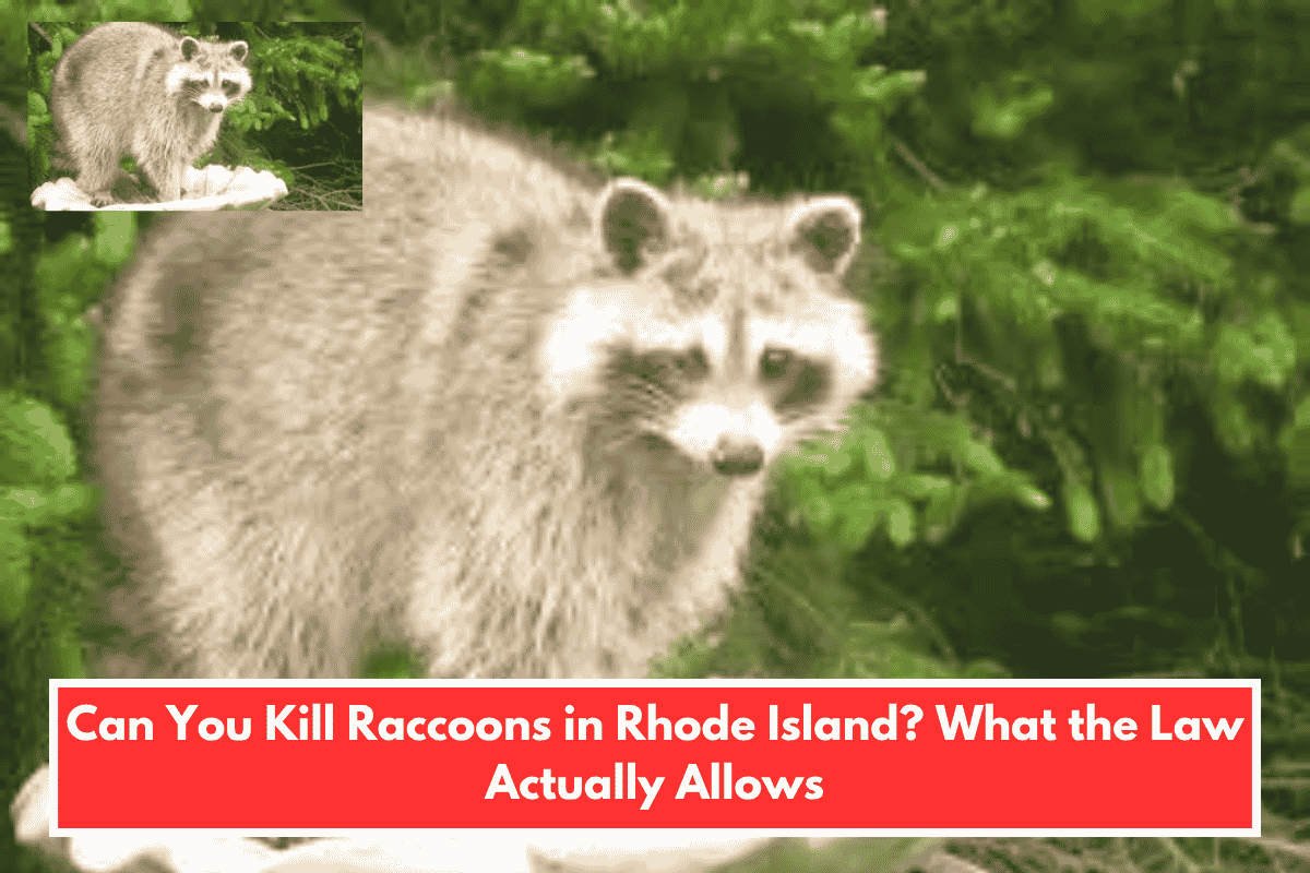 Can You Kill Raccoons in Rhode Island? What the Law Actually Allows