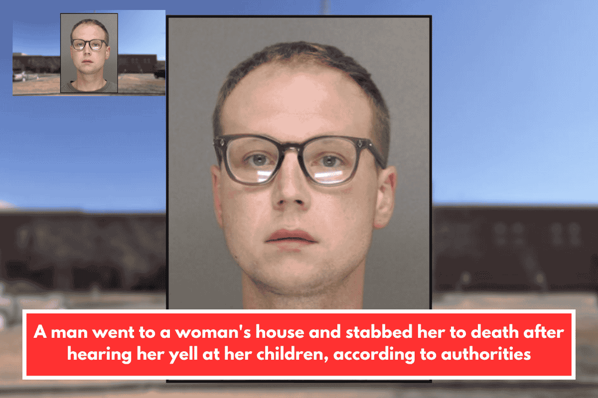 A man went to a woman's house and stabbed her to death after hearing her yell at her children, according to authorities