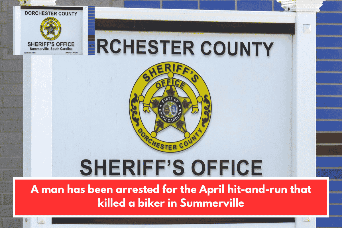 A man has been arrested for the April hit-and-run that killed a biker in Summerville